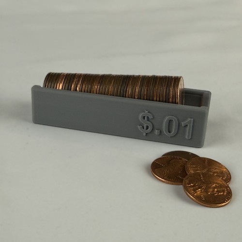 Penny sorting and collecting - sorting,