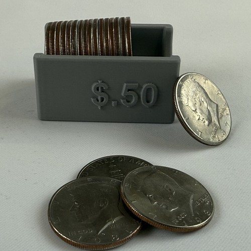 Half dollar sorting tray coin - dollar,