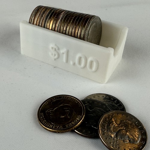 Dollar sorting tray coin - dollar,
