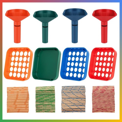Coin sorter tray tubes 100 - coin,