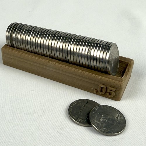 Nickel sorting tray coin - nickel,