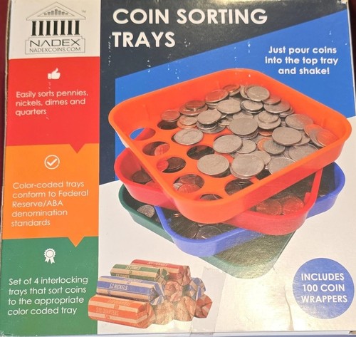 Nadex coin sorting trays - nadex,