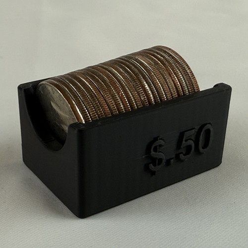 Half dollar sorting tray - dollar,