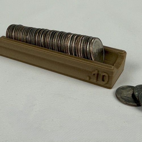 Dime sorting tray - tray, holder