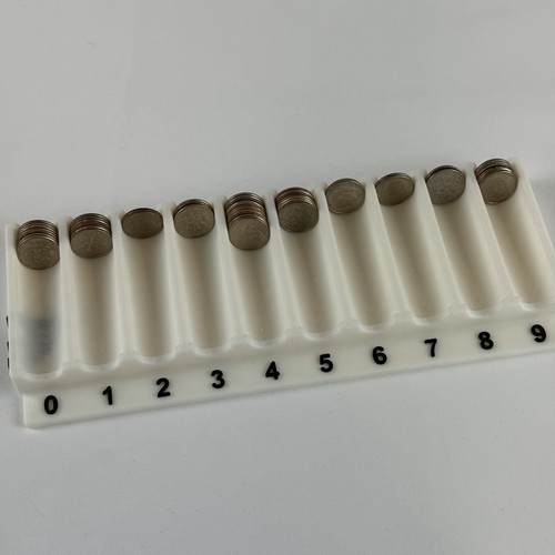 Dime sorting tray coin holder - dime,