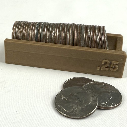 Quarter sorting tray and - sorting,